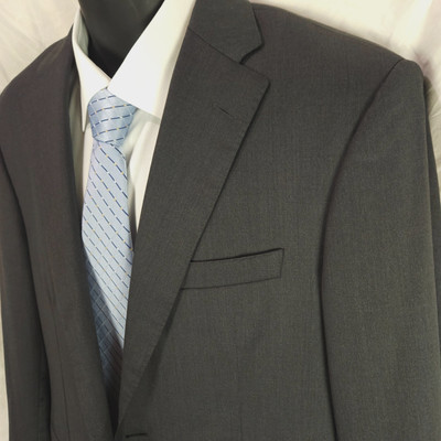 Samuelsohn Performance Loro Piana Extreme Super 120's Gray Suit Jacket Size 42R