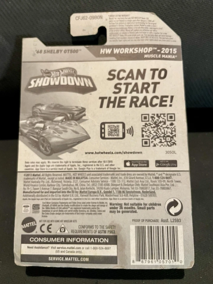 Rueda y neumático Hot Wheels 68 Shelby GT500 CUSTOM Real Riders Foto 4 de 4