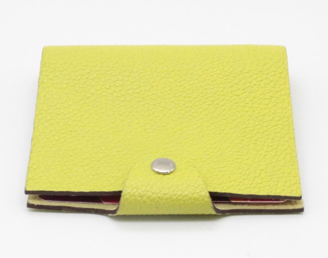 Hermes Ulysse Mini Notebook Anis Green Silver Hardware 4.1in Pre-owned thumbnail 4