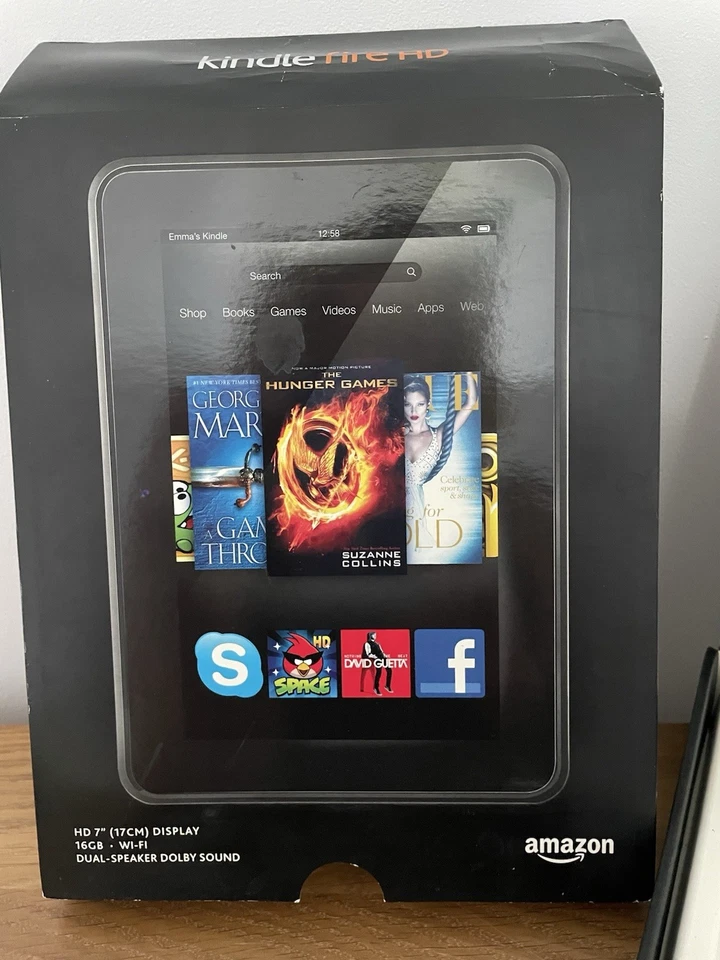 Amazon Kindle Fire HD 2nd Generation 7" Tablet 16GB WiFi Dual Speaker Dolby - Image 2 of 4