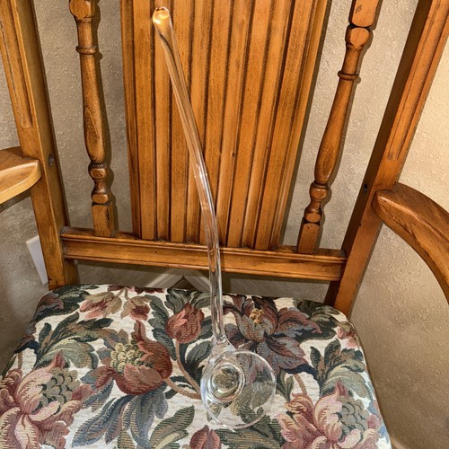 Mestolo ciotola punzone vetro trasparente vintage beccuccio singolo 17,5” molto bello - Foto 11 di 17