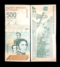1 PC x VENEZUELA  500  BOLIVARES DIGITALES banknote -2023/24 Uncirculated