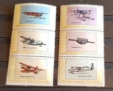 SCOTLAND AIRPLANES AVIATION SET MNH