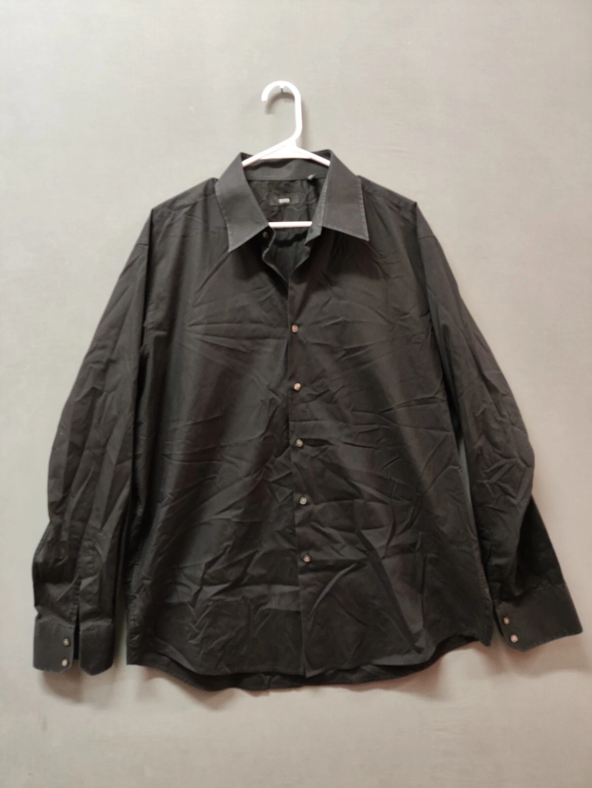 Camicia Collo Italiano Nera Ratòn (mini logo