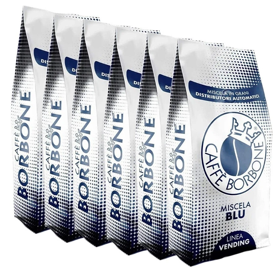CAFFE' BORBONE 6 Kg caffè in grani miscela Blu - Linea vending ULTIMA PRODUZIONE - Imagen 2 de 4
