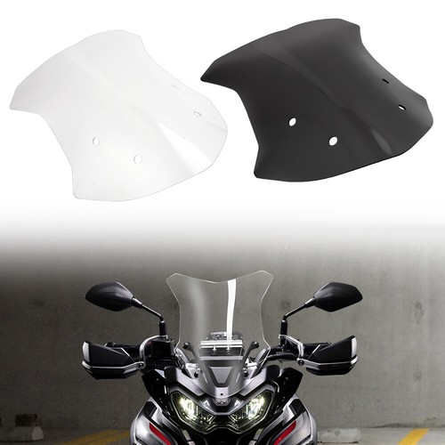 For Benelli TRK702 TRK702X Windscreen Windshield Deflector Kit - Bolt-On Smoke - Picture 10 of 11