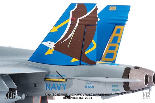 JC Wings 1/72 JCW-72-F18-014 F/A-18C Hornet USN VFA-82 Marauders, USS Enterprise - Picture 18 of 21