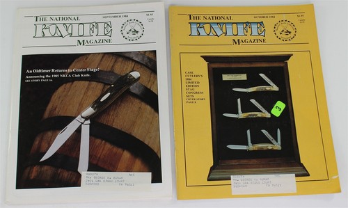 National Knife Collector Magazine Lot of 12 Issues From 1984 Full Year - Picture 8 of 12