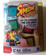 SIMON FLASH Hasbro Electronic Game Cubes Light Sound Kid's Toys Children's NEW