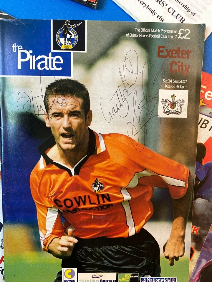 EXETER CITY FC Programme Bundle x 16 'The Grecian' Fan Mags + Team Signature #6 - Image 3 of 4