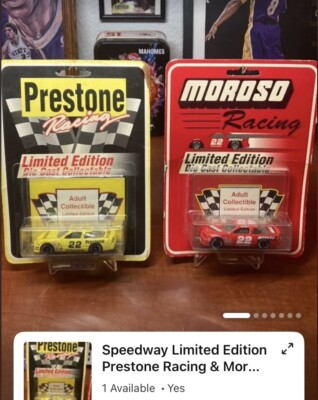 Speedway Limited Edition Prestone Racing & Moroso Racing /10000 diecast cars