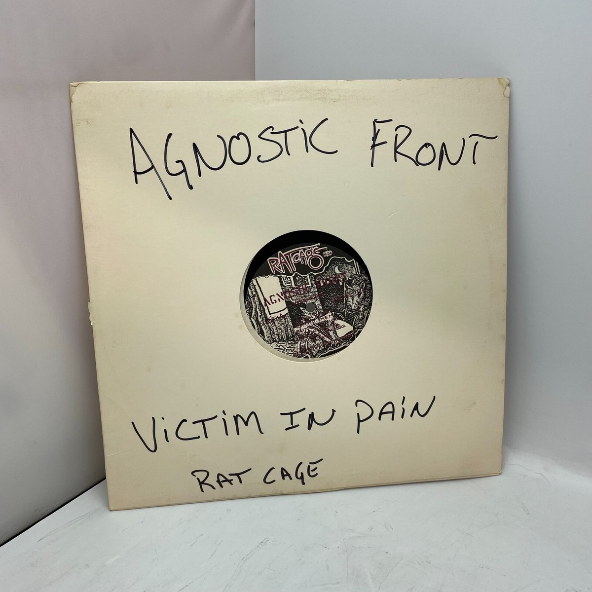 Agnostic Front ‎Victim In Pain Vinyl LP OG US 1984 Press NO