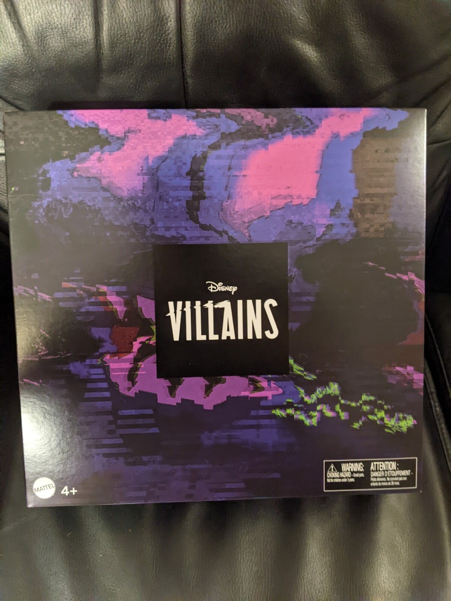 Mattel Disney Toys Villains Evil Queen, Cruella de Vil & Yzma