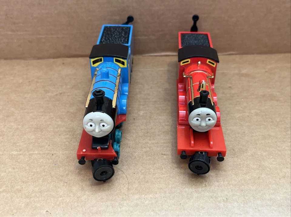 EDWARD & JAMES - Ertl Bandai Thomas & Friends литая золотая рейка TECS ВИНТАЖНЫЙ ИМПОРТ - Изображение 2 из 4