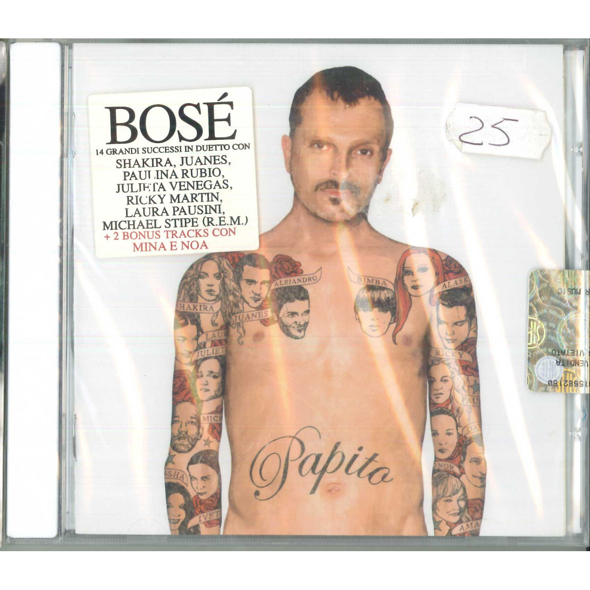 Miguel Bose' CD Papito / Carousel ‎CARSH201 Sealed 8032529702013