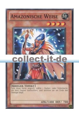 Yugioh DREV-DE030 Amazonische Weise - Unlimitiert
