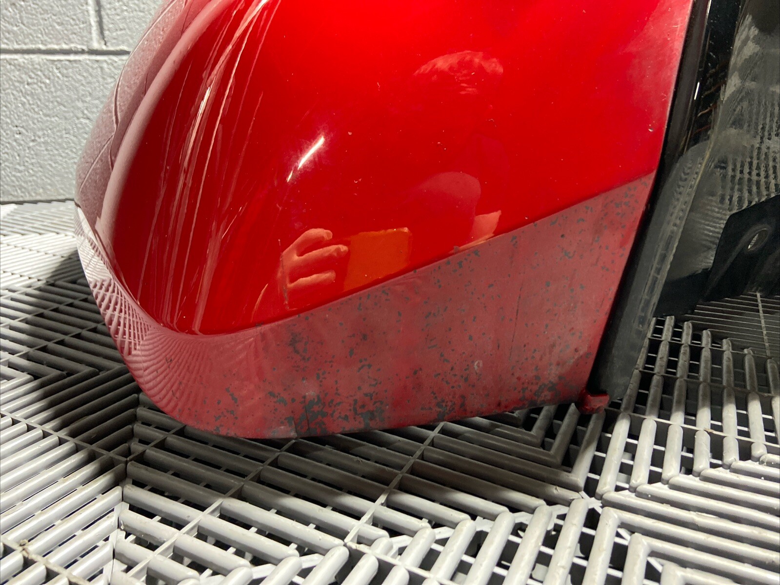 2014-2015 Audi R8 5.2L Spyder Rear Bumper Cover Valance Red OEM *NOTE*