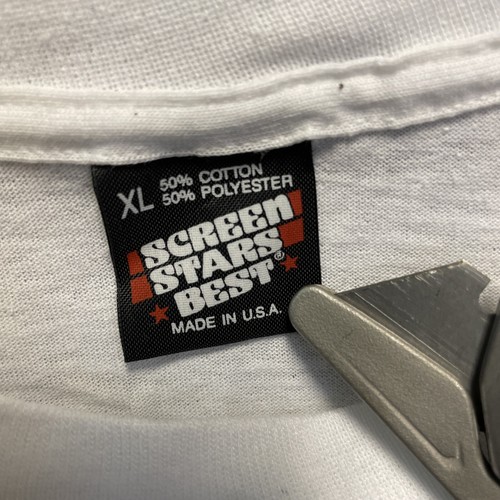 Vintage 1990 T Shirt - Gasser Gathering Speedway - Indy Raceway - White - XL - Picture 7 of 16