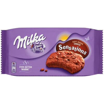 Milka Cookie Sensation Choco Schokoladenkekse mit Schokofüllung