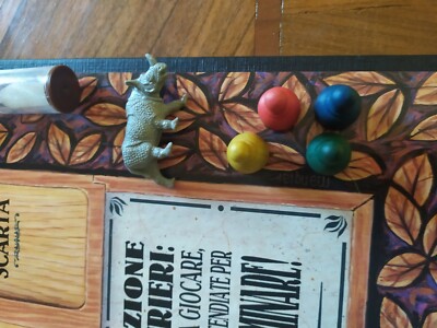 Jumanji - Jeu De Société Solo - Boîte Vintage 1995 MB - Occasion