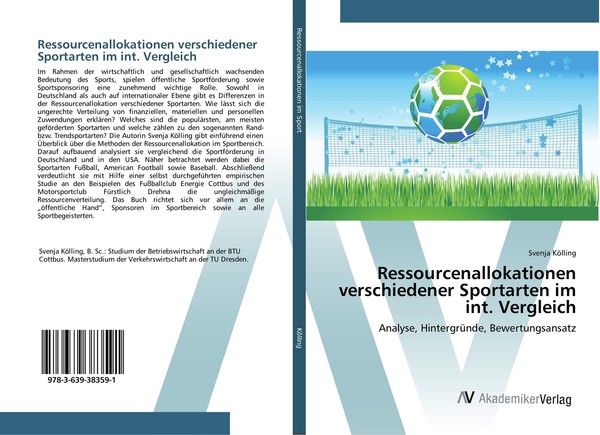 Ressourcenallokationen Verschiedener Sportarten Im Int. Vergleich | Buch | 97836-image