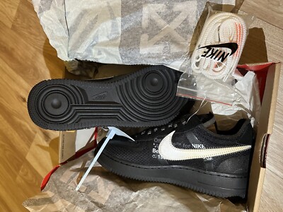 関税込 Nike Air Force 1 Low サイズ6.5 Size 6.5 - Nike Air Force 1 Low x OFF-WHITE Black 2018 | eBay