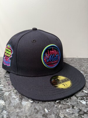 NEW YORK METS 7 1/2 FITTED HAT CLUB NEW ERA 1964 ALL-STAR GAME PATCH Alonso Shea