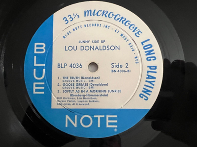 Lou Donaldson Blue Note 4036 LP 