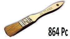 Box of 864 1" Chip Brush Brushes Natural Bristle Adhesives Paint Touchups 1 Inch