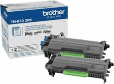 Brother TN-850 Toner Cartridge Twin Pack - Black (TN8502PK)