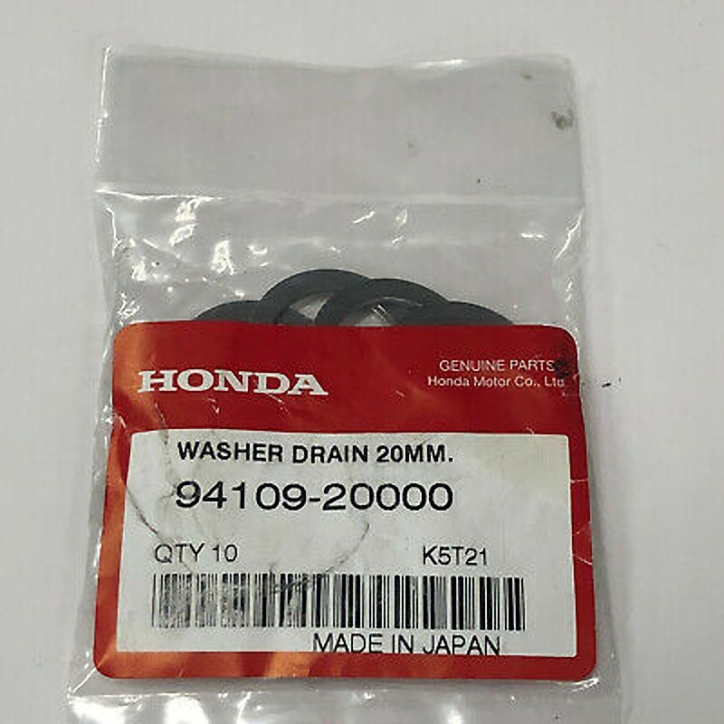 10PCS HONDA GENUINE 20MM OIL DRAIN PLUG CRUSH WASHERS 9410920000 OEM New eBay