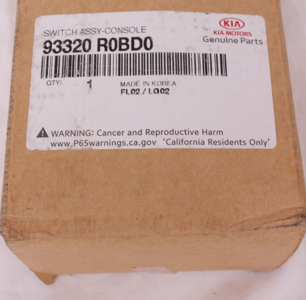 Genuine Kia Motors parts Switch Assembly Console 93320R0BD0 FL02