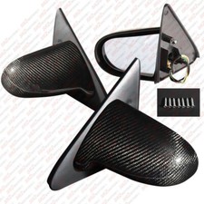 For 92-95 Honda Civic 23dr Eg Spoon Style Real Carbon Fiber Power Side Mirror