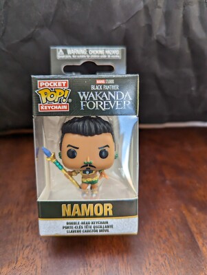 Namor Pocket Pop! Schlüsselanhänger Wackelkopf, Marvel - Black Panther Wakanda Forever