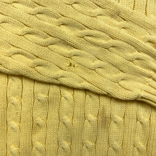 De Colección Polo Ralph Lauren Sudadera Para Hombres Grande Amarillo Poni Cable Tejido Años 90 Suéter - Imagen 5 de 8