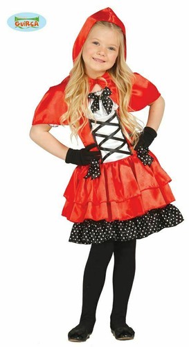 COSTUME CARNEVALE CAPPUCCETTO ROSSO BAMBINA VESTITO TAGLIA 10-12 ANNI  GUIRCA | eBay