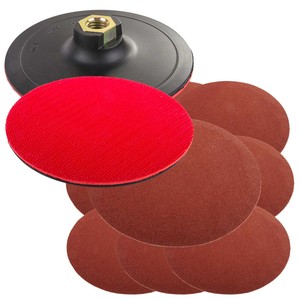 backing polisher sanding 125mm grinder discs angle rubber mixed pad mount