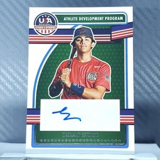 Zachary Estrada 2023 USA Baseball DEVELOPMENT PROGRAM SIGNATURES BLUE #ADPS-ZE