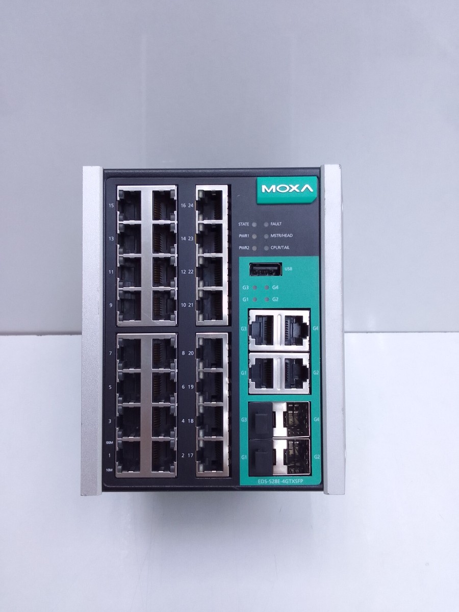 MOXA / EDS-528E-4GTXSFP-LV / SWITCH | eBay
