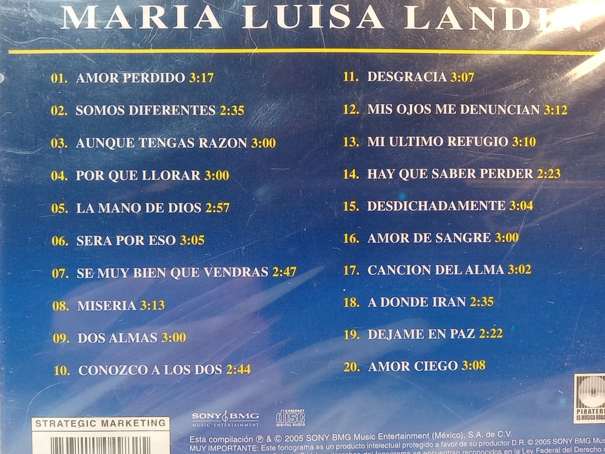 ポップス+ロック(洋楽) CD Maria Luisa Landin Serie Del Recuerdo   /00110 s-l1200.jpg