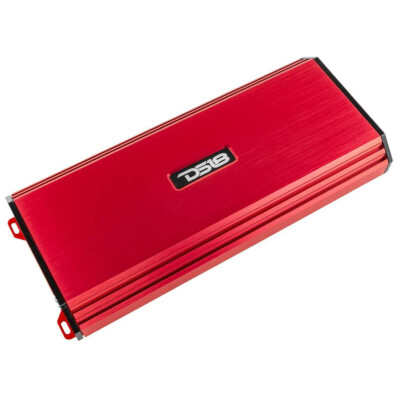 DS18 S-1500.1/RD 1500W MAX CLASS-AB MONOBLOCK SELECT SERIES CAR AMPLIFIER RED