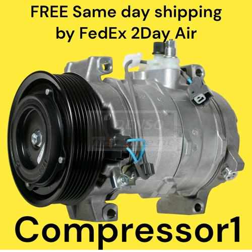 A/C Compressor - With Clutch - Compatible With 2006 - 2011 Honda Civic 1.8L 4-Cylinder (For S.a.n.d.e.n TRSE07 Compressor) 2007 2008 2009 2010 - Foto 6