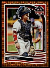 2024 PANINI USA BASEBALL ORANGE TEAGAN SCOTT