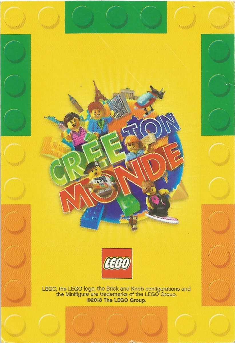 CARTE LEGO CREE TON MONDE. AUCHAN 2018. LE GANGSTER N 071 eBay