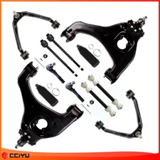 12 For 1999-2006 Chevy Silverado GMC Sierra 1500 Front Upper & Lower Control Arm