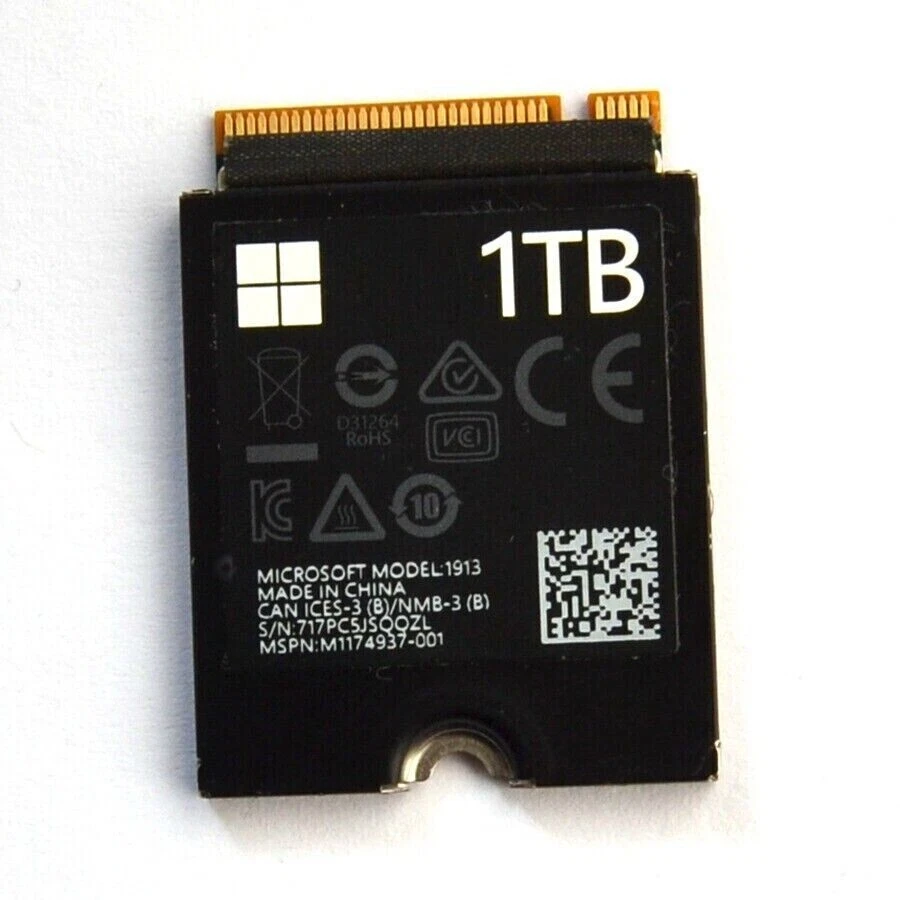 1TB 2230 SSD Samsung PM991A For Microsoft Surface Pro X and Pro 8