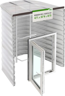 Quick-Ship Tuffwell Metal Egress Kit (42''Wx36''Px60''H) Ships in 3 Days!