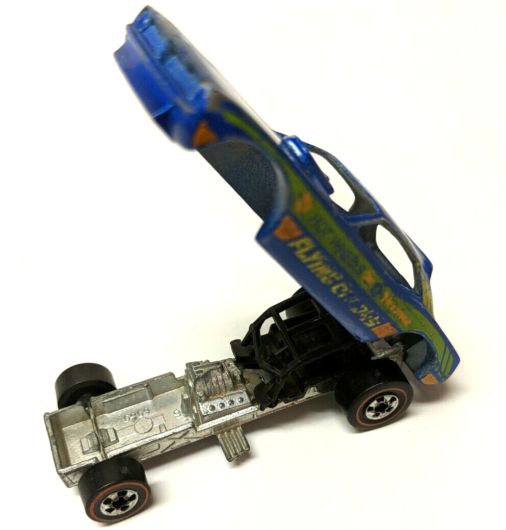Hot Wheels Redline Flying Colors Top Eliminator 1969 Blue Made In