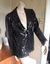 8 Sequin Us Jacket Stupendous Ribkoff Bnwt Black Stretch Joseph 10 Uk 6 Evening q4w0A7