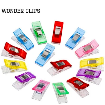 Wonder Clips Crafting Knitting Quilting Fabric Sewing Crochet 50-100pc - Image 1 of 4